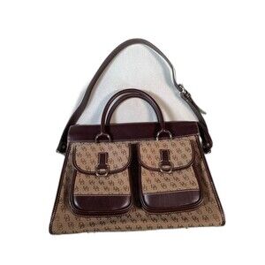 Dooney & Bourke Brown and Tan Shoulder Bag
